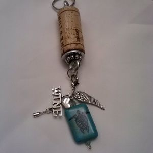 Wine Cork Keychains